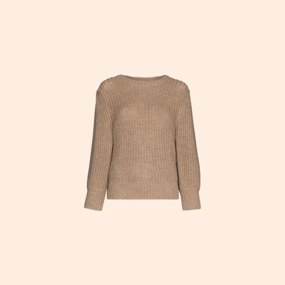 NWT Reformation Moneta Sweater (Brown) - Picture 2 of 6